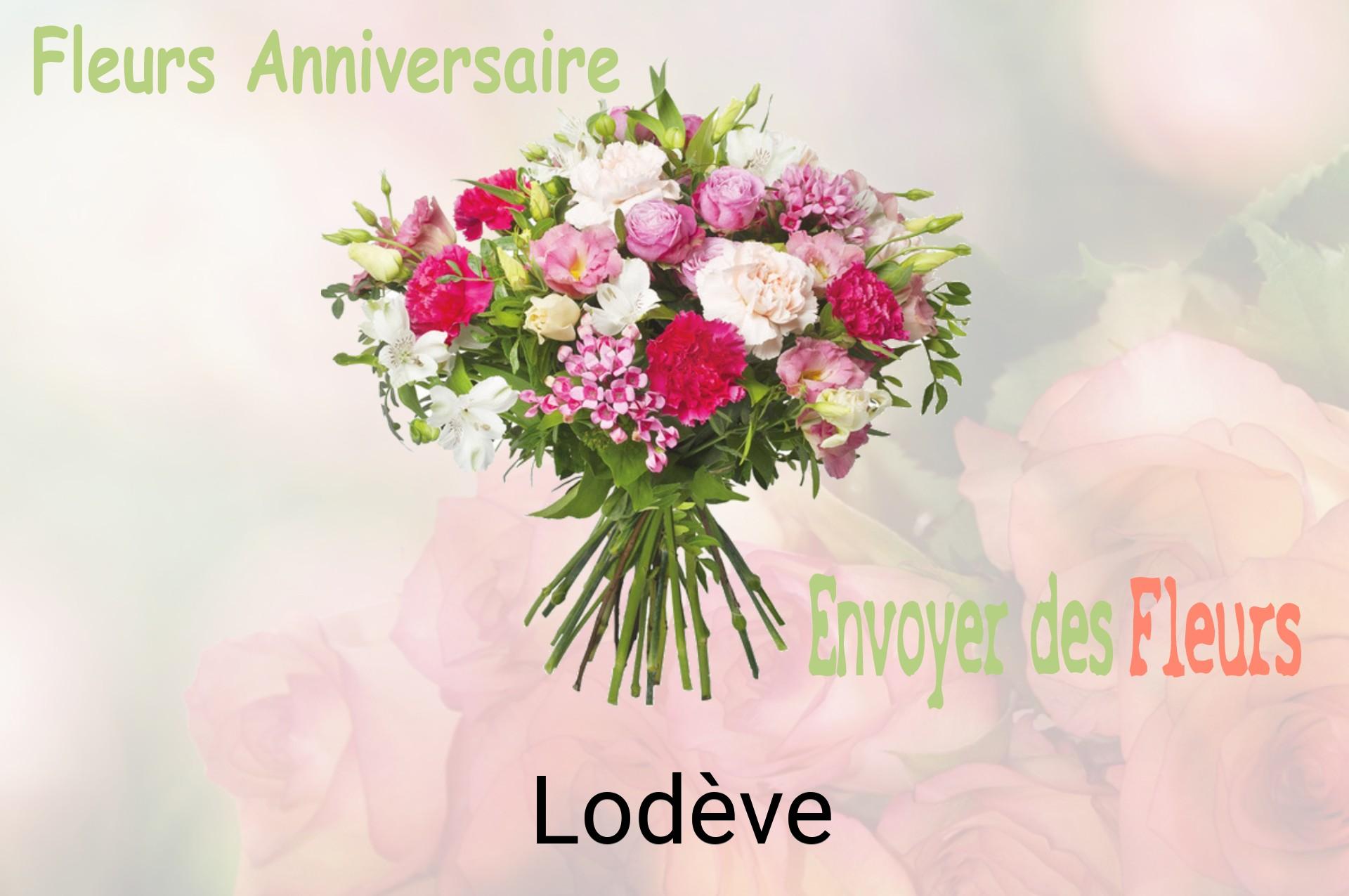 Bouquet de fleurs d’anniversaire livré à Lodève