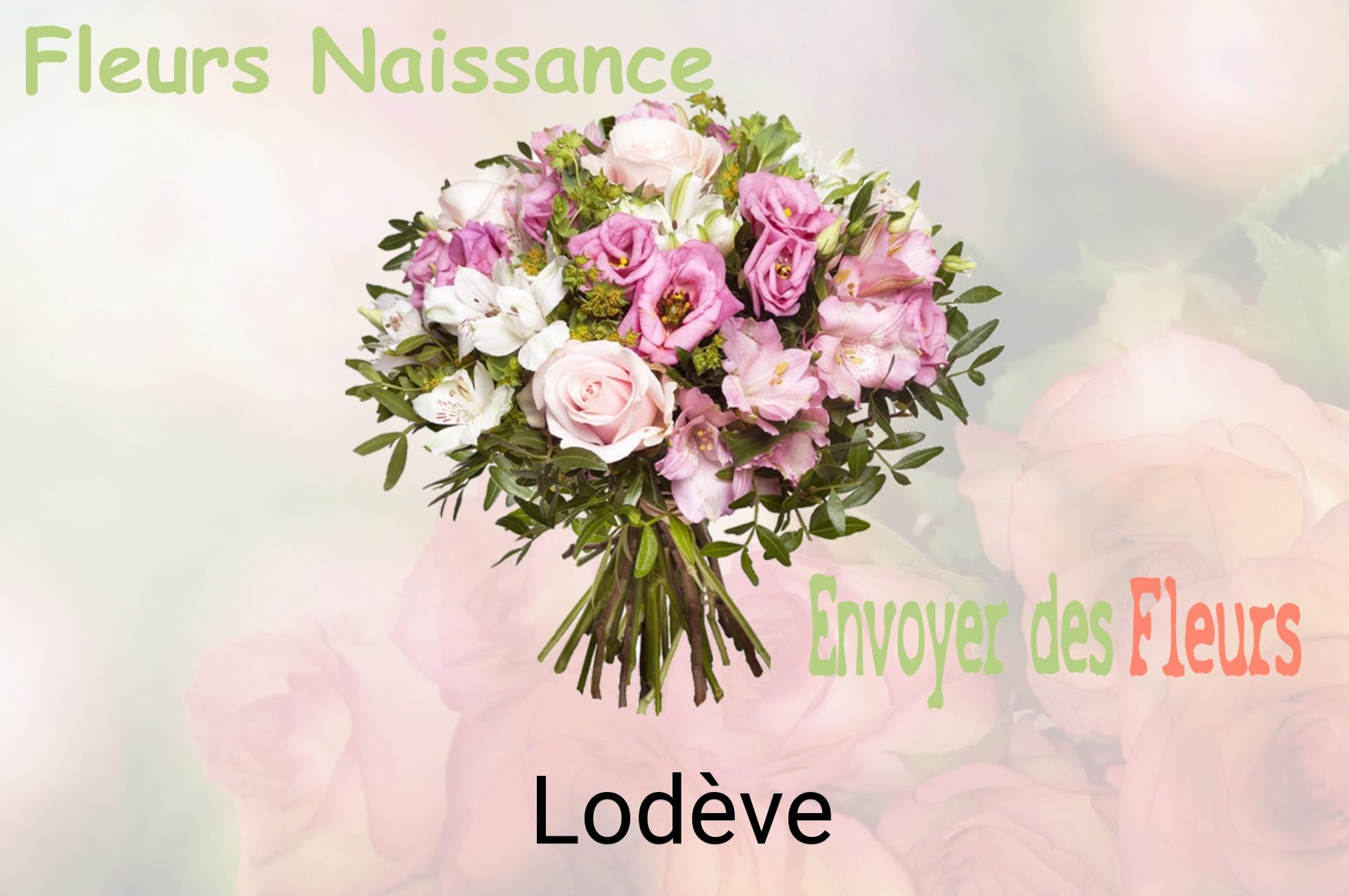 Bouquet de fleurs de naissance livré à Lodève